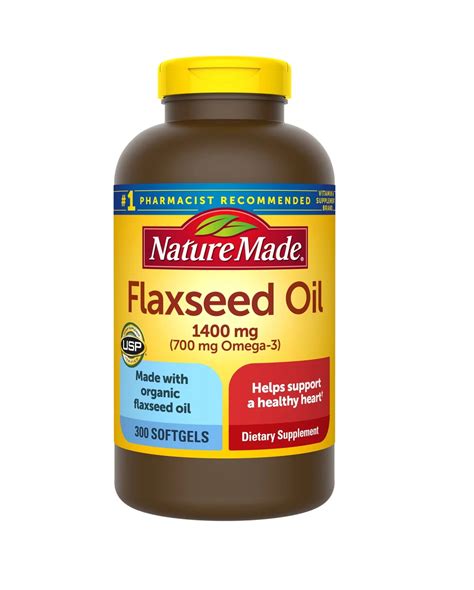 omega 3 with flaxseed oil.